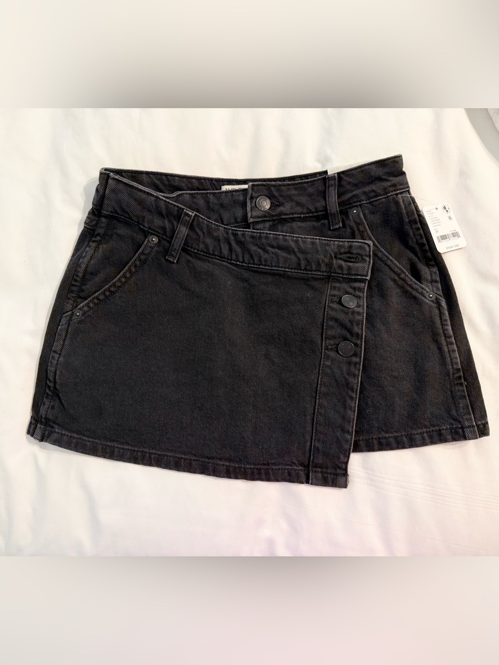 Free people denim skirt sz 24